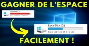Vider espace de stockage Windows
