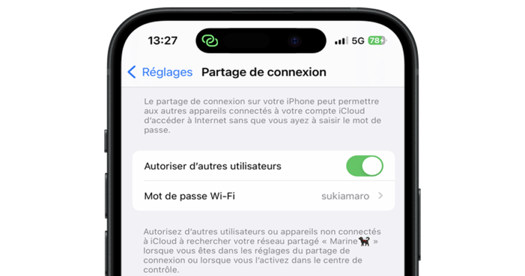 partager connexion 4g iphone ordinateur (1)