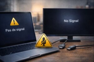 PC ne détecte plus l’écran externe : solutions PC Windows ne détecte plus un écran externe HDMI ou DisplayPort, problème de second écran non reconnu